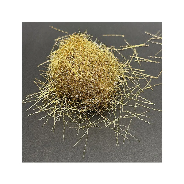 22mm Waved UHPFRC Copper Brass Coated Concrete Micro Steel Fibers 3 Corrugated Fiber Price