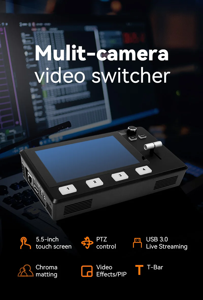 Anywii Ip Poe 4k Ptz Camera Controller Set Multi Camera Live Streaming ...