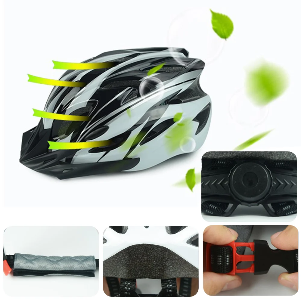 Bike Cycling Helmet Ultralight Adjustable Sport MTB Mountain Road Bicycle Electric Scooter Helmet Motorcycle Accessories Helmet details