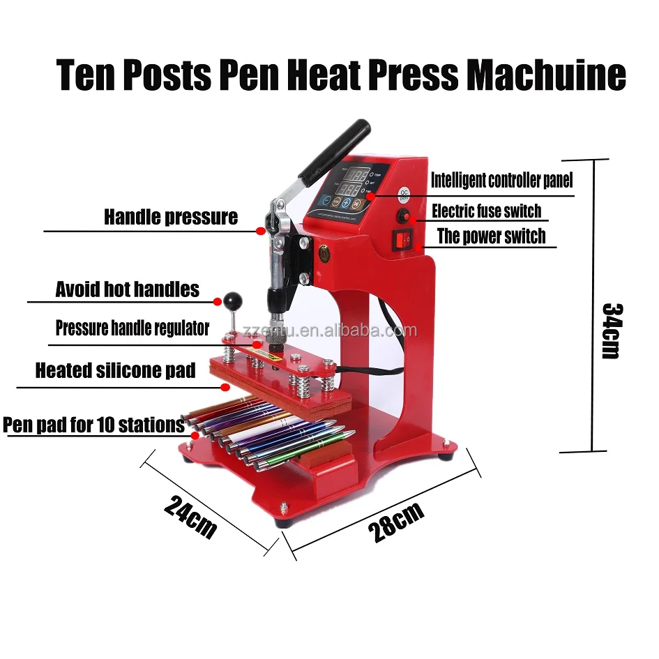 Innovative Design Heat Press Machine for Pencils