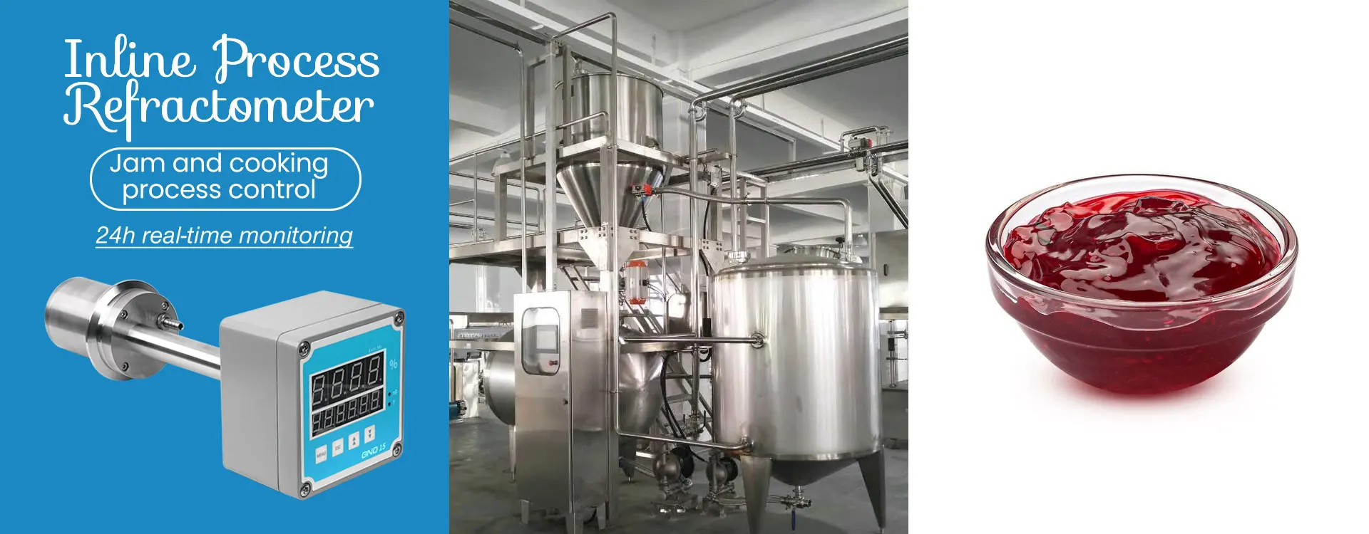 High Working Temperature Remote Iot Inline Jam Process Refractometer Buy Inline Process