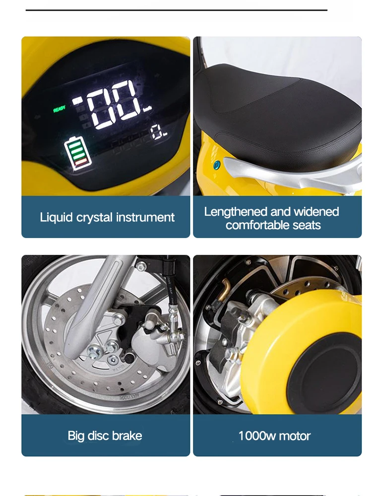 ODOU   electric bicycle adult electric motorcycle 60v 48v 1000w motor vacuum tire electric bike e-bike