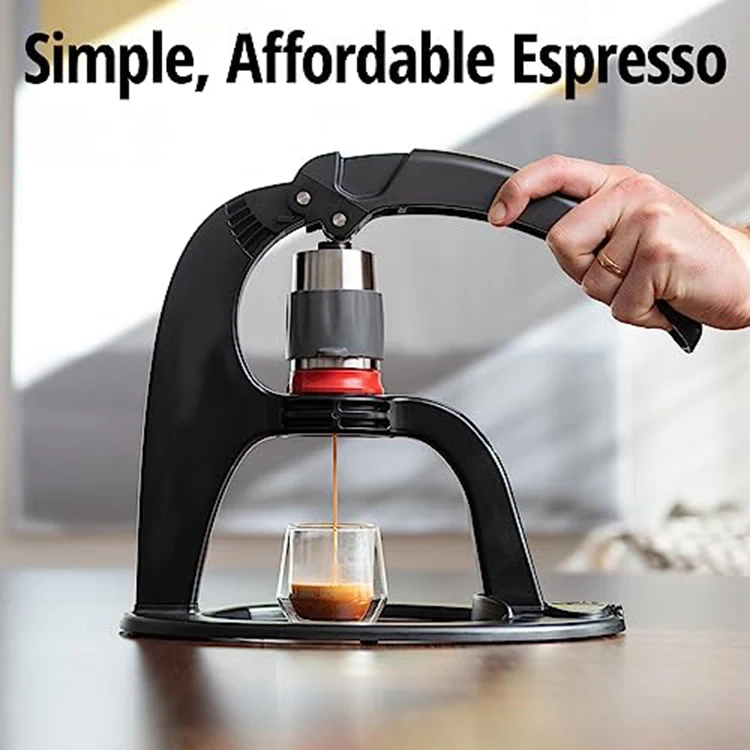 Direct Lever Manual Espresso Maker For Home With Two Portafilters