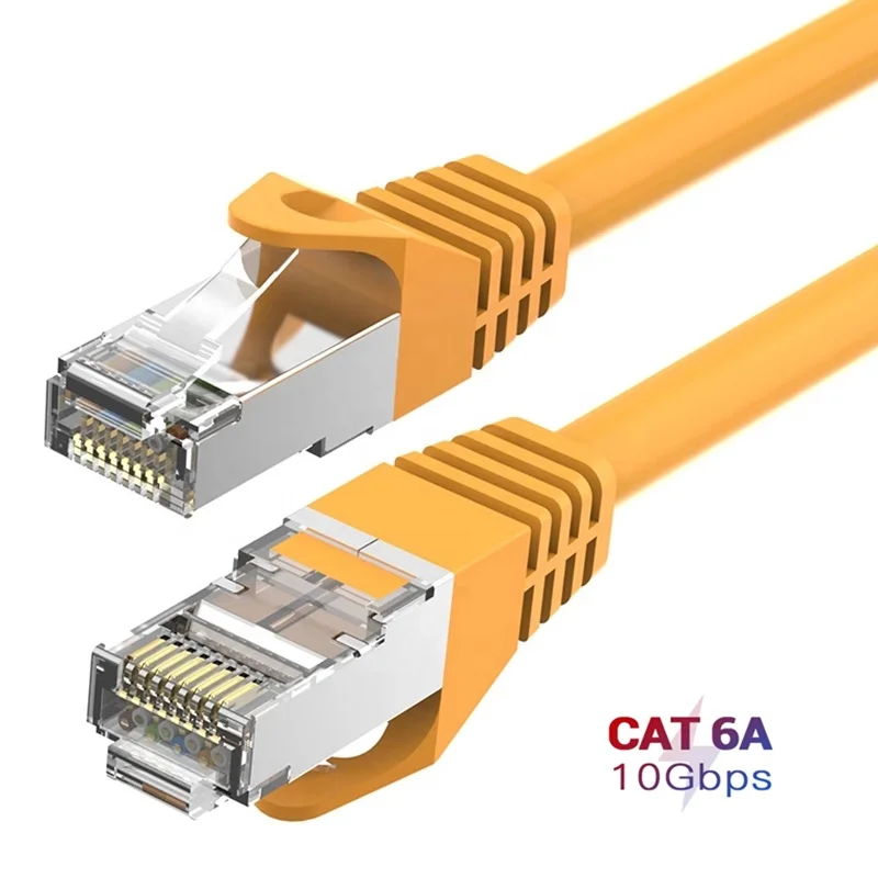 Rj Cat6a Plug Rj45 Conector Crimp Sftp Uftp Patch Cord Lan Cable ...