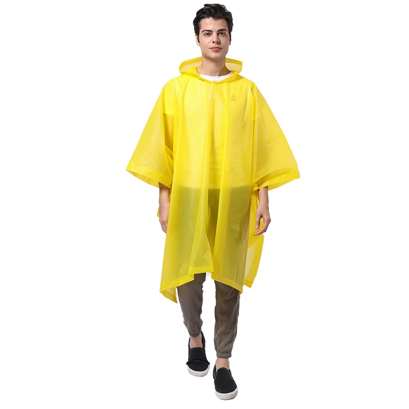 High Quality Reusable Cheap Custom logo Printed PVC EVA Rain Coat Waterproof Raincoat Rain Poncho