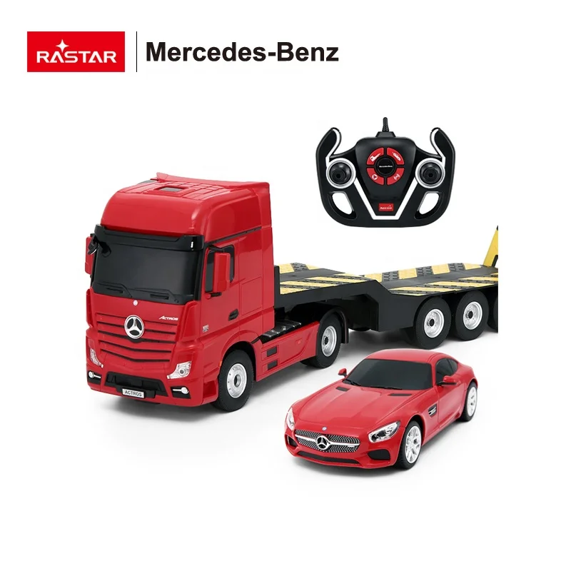 Rastar 1:26 Mercedes-Benz Actros RC Truck with Trailer - Electric