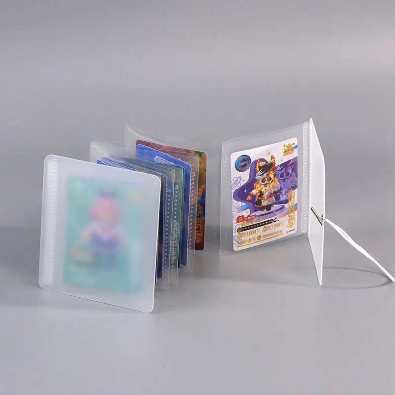 Telescopic pp Folding Transparent Card Album  3-inch Storage Album Star Chasing Idol Small Card Storage Display Xxx Photo Album