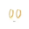 8mm single row diamond ear cuff-gold