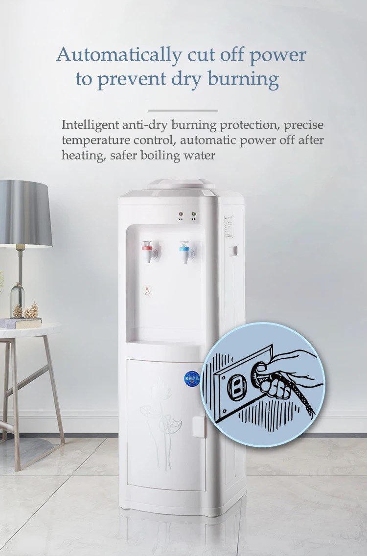 Electric Water Dispenser Desktop Drinking Fountain Cold & Hot Warm Water  Cooler Heater Home Office Hostel Coffee Tea Bar Helper