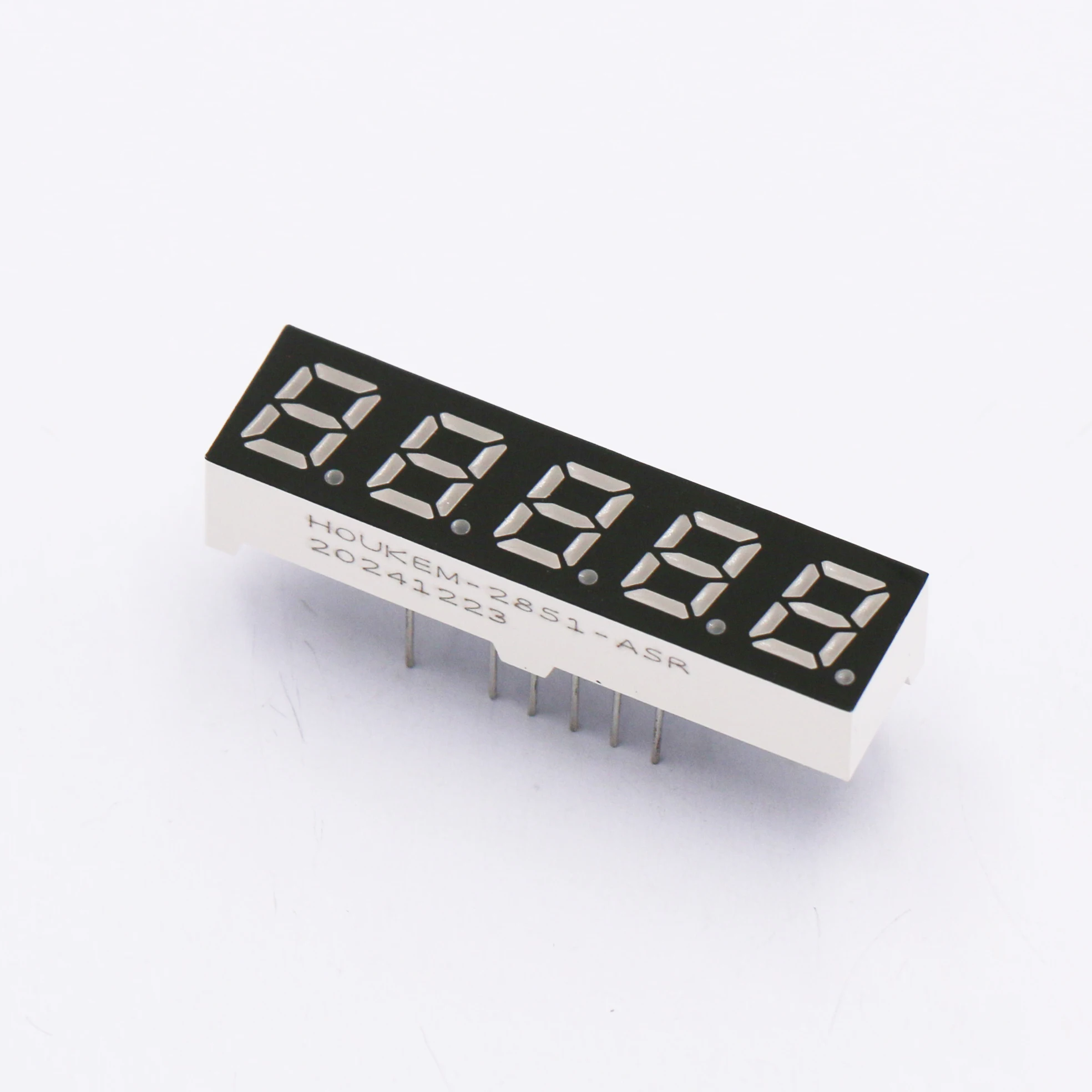Mini 7 Segment LED Display - 5 Digit Super Red LED, Ideal for