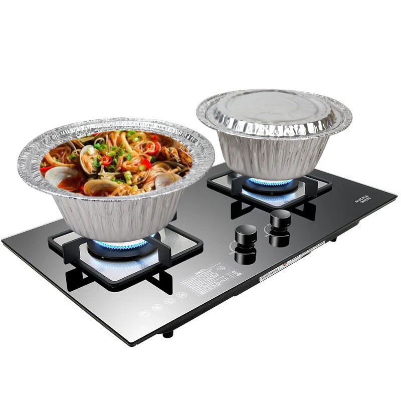 product tia yb77 microwave compatible aluminum foil bowl noodle takeaway container quick heat foil bowl for instant meals-4