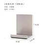 Brushed Silver Wallet Holder
