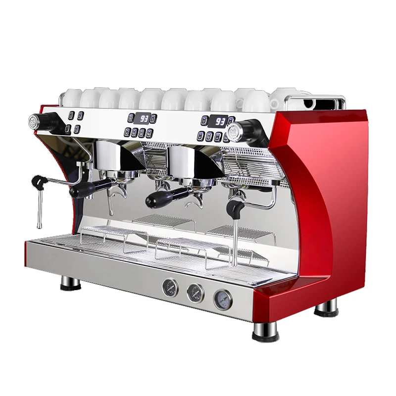 Profesional Kaffeemaschine Italian Coffee Maker E61 Two Group Semi Automatic Commercial Coffee Espresso Machine in China - Image 4