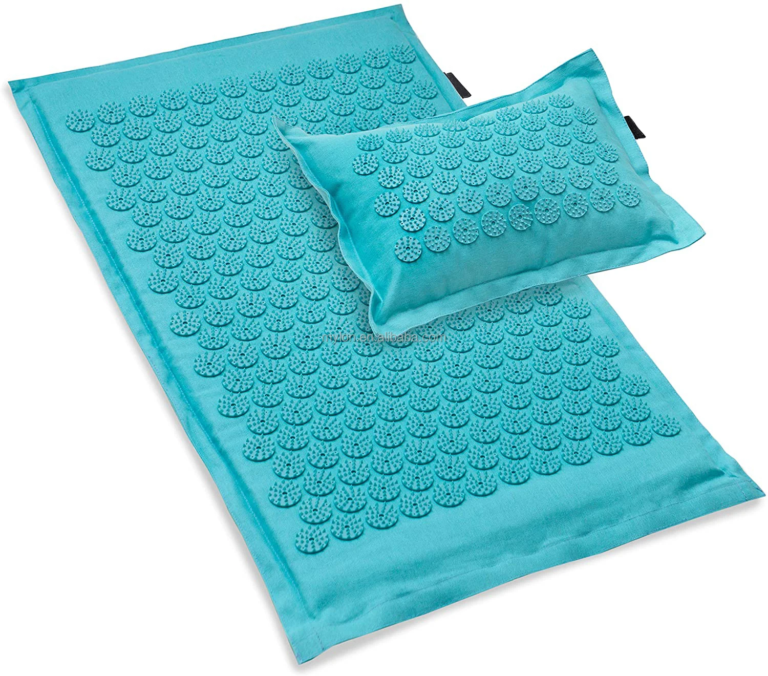 Acupressure Mat And Pillow Set For Back And Neck Pain Relief And Muscle
