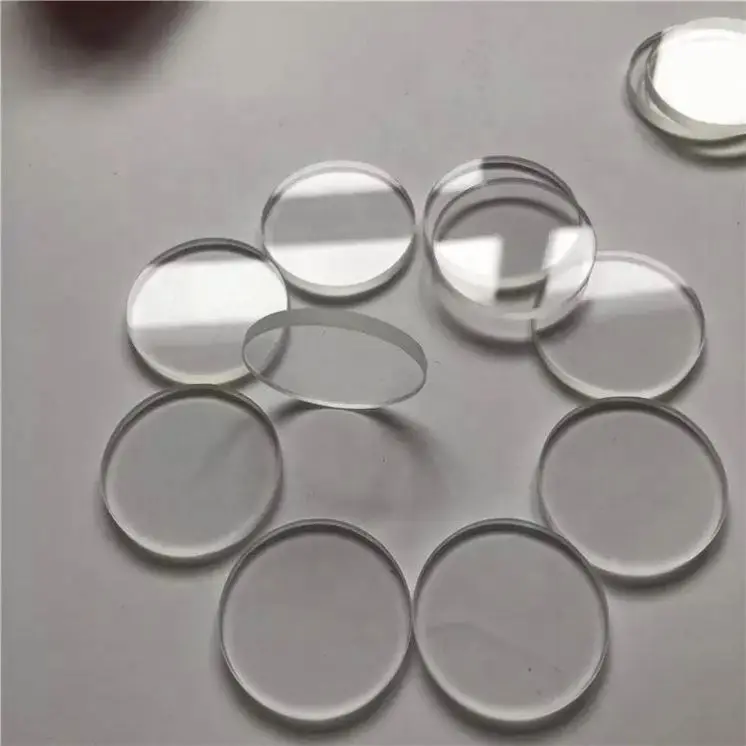 DIN7080 Round Gauge Glass Optical Circular Clear Sight Glass clear Round Gauge Glass