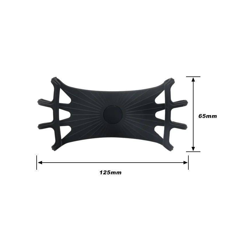 RIDERACE Silicone Bicycle Phone Holder Motorcycle Phones Mobile Handlebar Bracket Cycling Phone Stand GPS Mount for 4-6.5 Inch