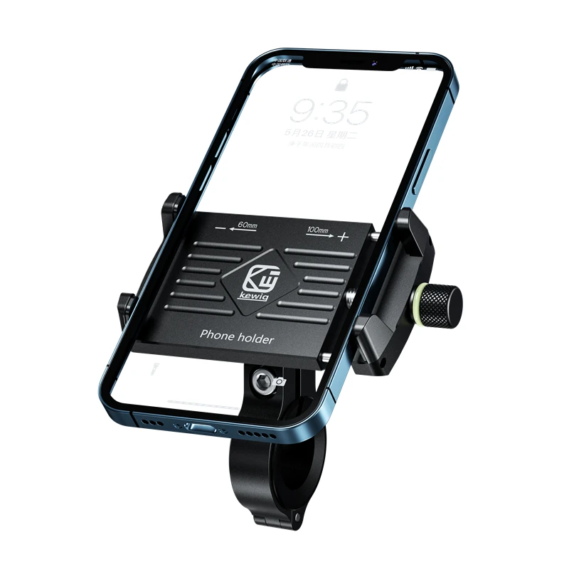 Алюминиевый держатель сотового телефона с поворотом на 360 градусов для велосипеда водонепроницаемый горного