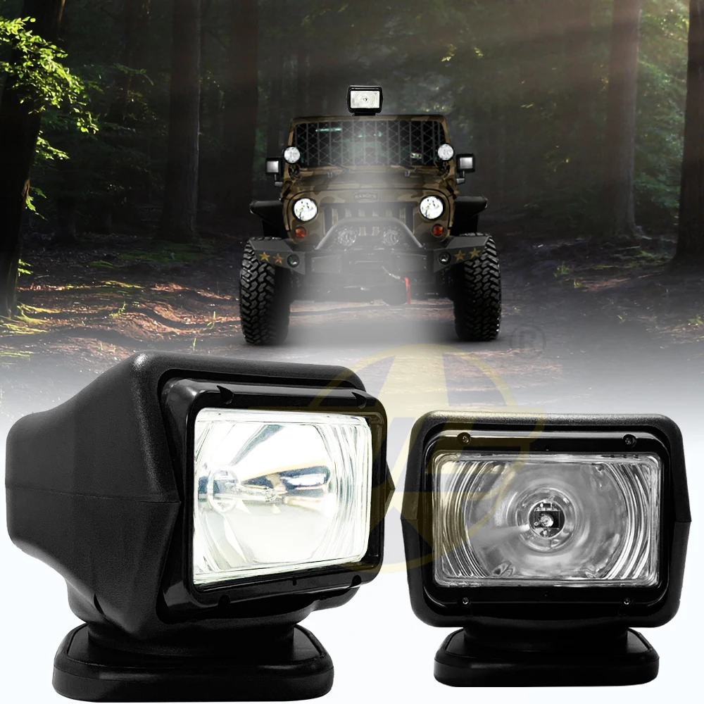 360 Degrees Rotating Marine HID Search Light Car Roof Work Light Driving Spotlight Fog Lamps