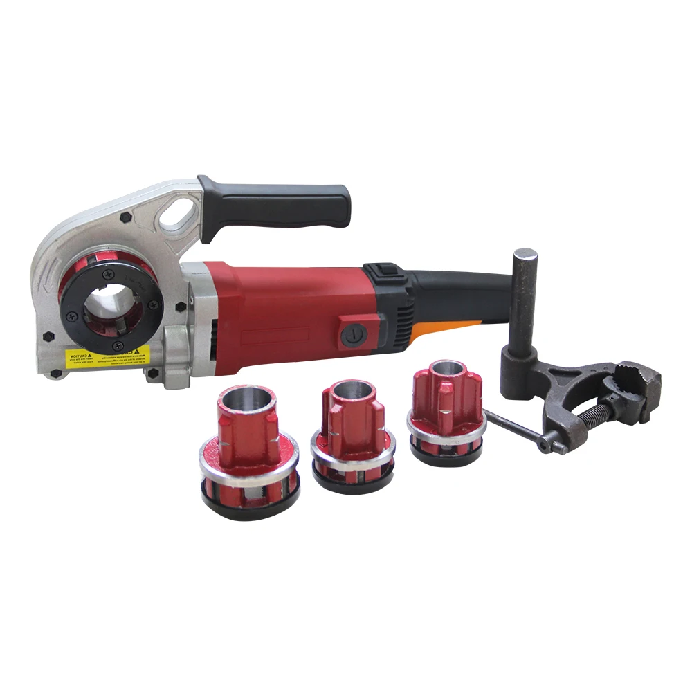 ODETOOLS Portable Electric Pipe Threader Pipe Threading Machine  with 6 Dies