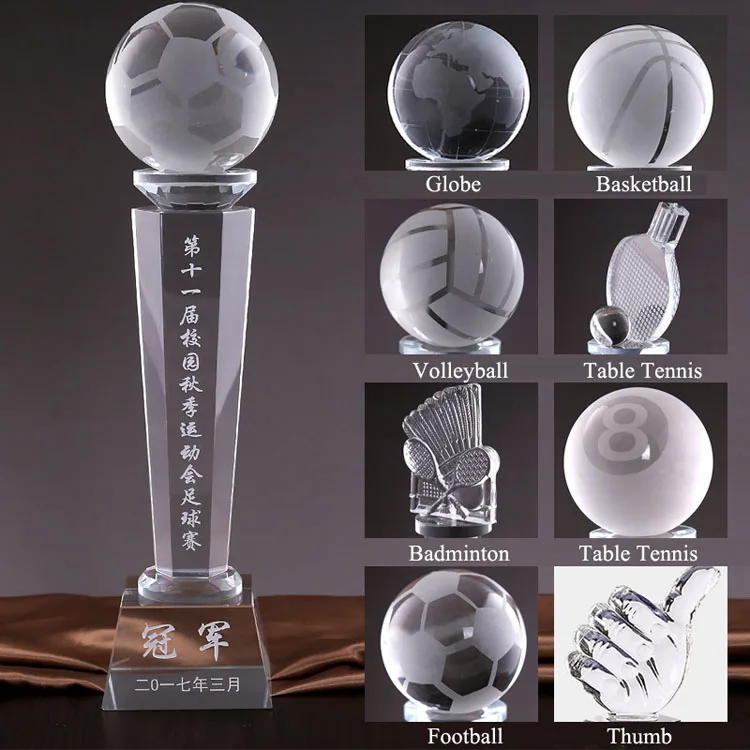 product wholesale cheaper custom basketball football soccer sports basketball crystal trophy-28