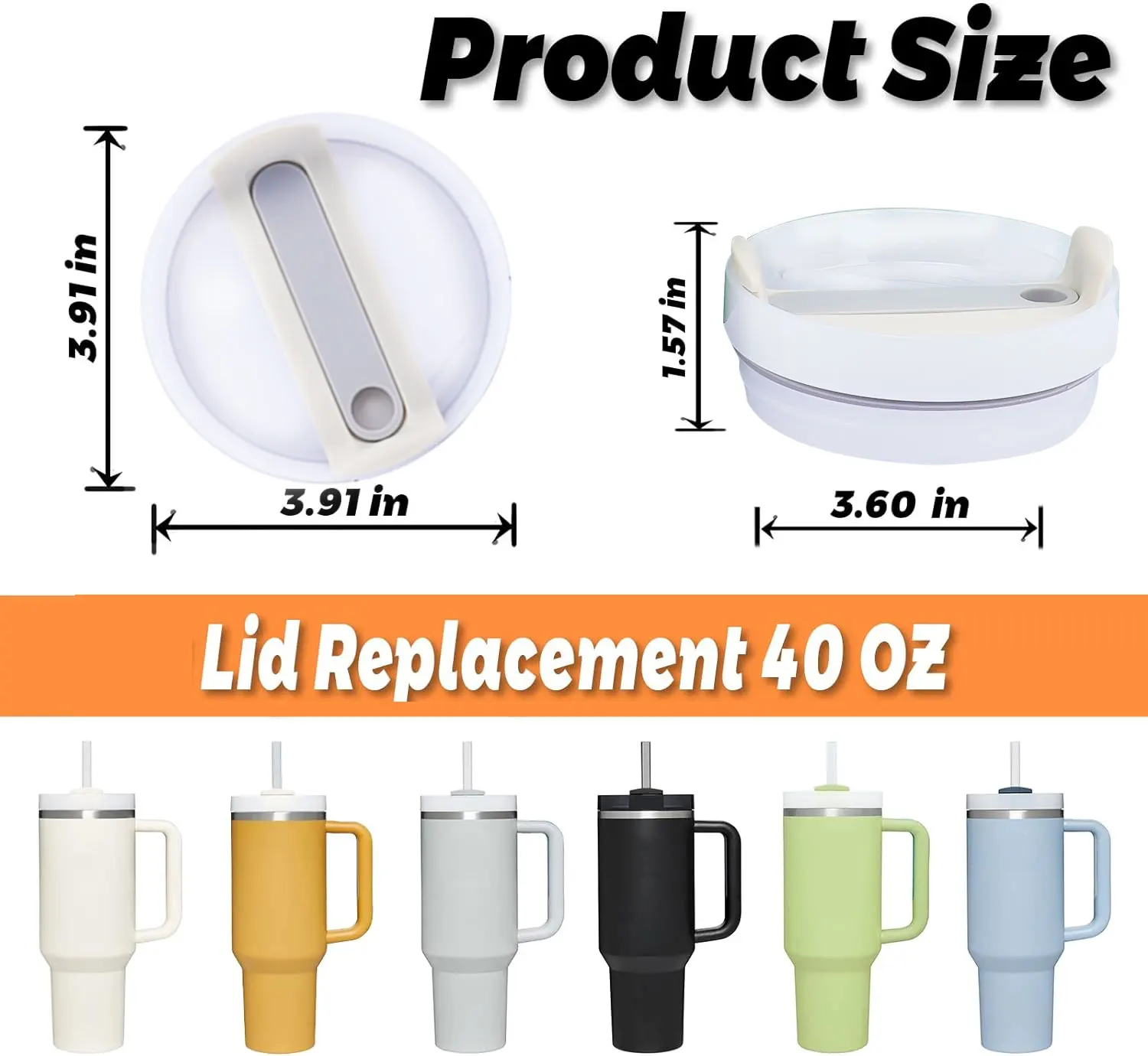 Wholesale 40oz Leakproof Coffee Tea Mug Spill Proof Tumbler Cups Lids ...