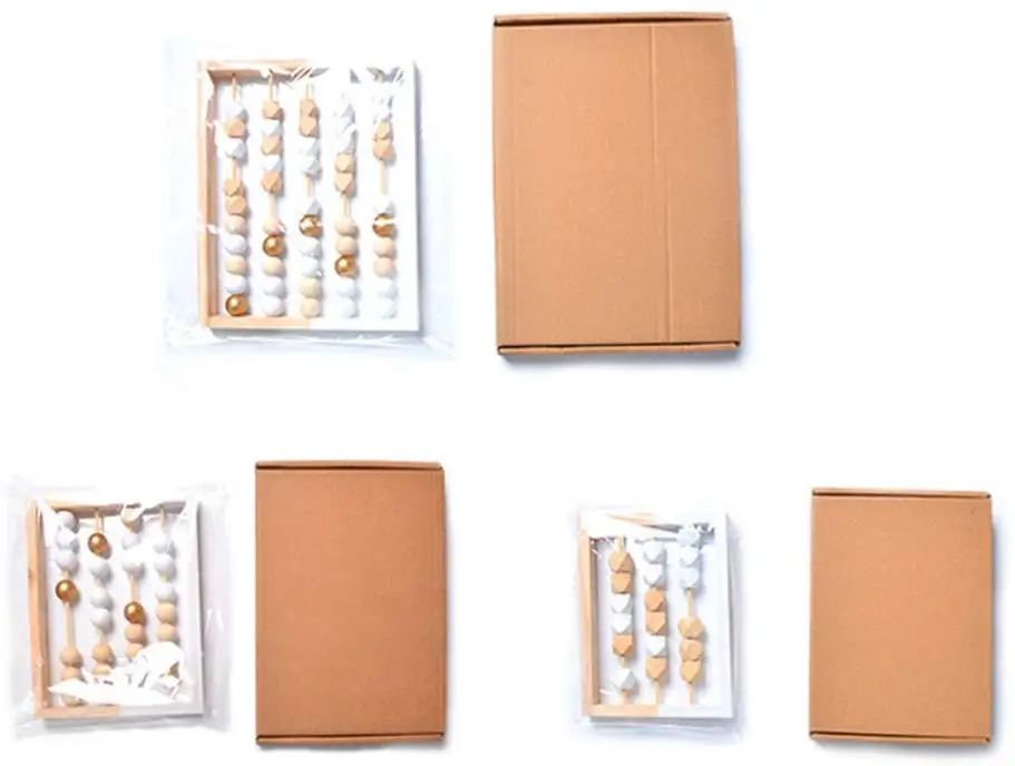 Детский подсчет цифр Математика Обучение деревянные игрушки шарики игра УЧИТЕЛЬ Abacus