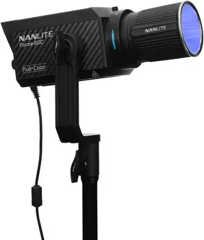 Nanlite Forza 60C RGBLAC LED Spotlight Kit Includes Battery Grip and Bowens S-Mount Adapter (FORZA60C) product image