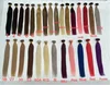 Nuancier de couleurs pour fermetures de mèches droites