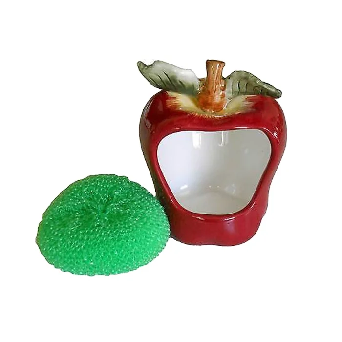 Big Apple Ceramic Scouring Pad Holder Buy Scouring Pad Holder,Pad