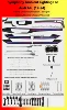 Audi A4L Central control mold+Set of 7 Symphony 33 Lights