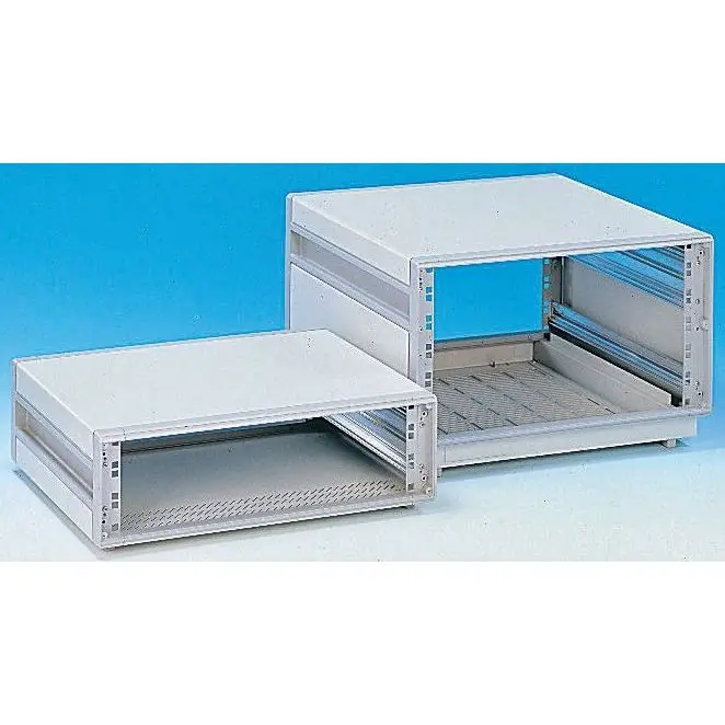 RS PRO 19-inch Rack Enclosure 4U Grey x 522mm for 19-inch Rack System ...