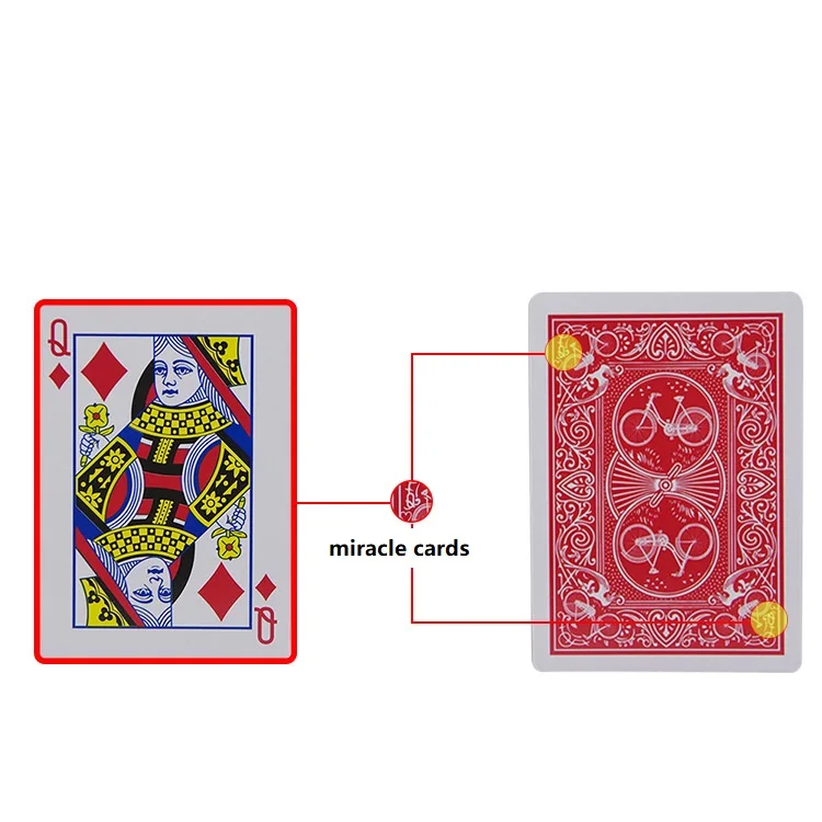 BrilliantMagic Magic Reading Playing Cards Deck Trick Mind-Blowing Marked Cards
