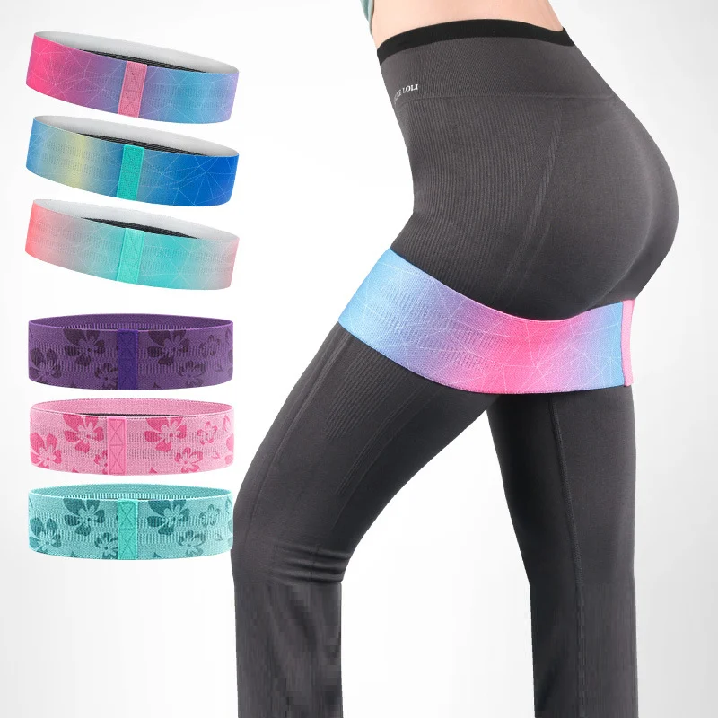 Оптовая продажа индивидуальные Нескользящие экологически чистые эластичные ленты-петли из ТПЭ и латекса для занятий спортом тренажерного зала фитнесом