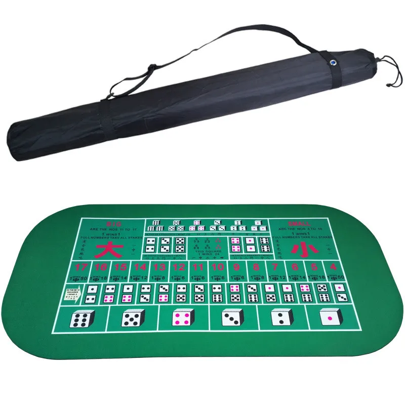 Замшевая резиновая квадратная зеленая настольная скатерть для покера, казино, Техасского холдема, 1,2*0,6 м