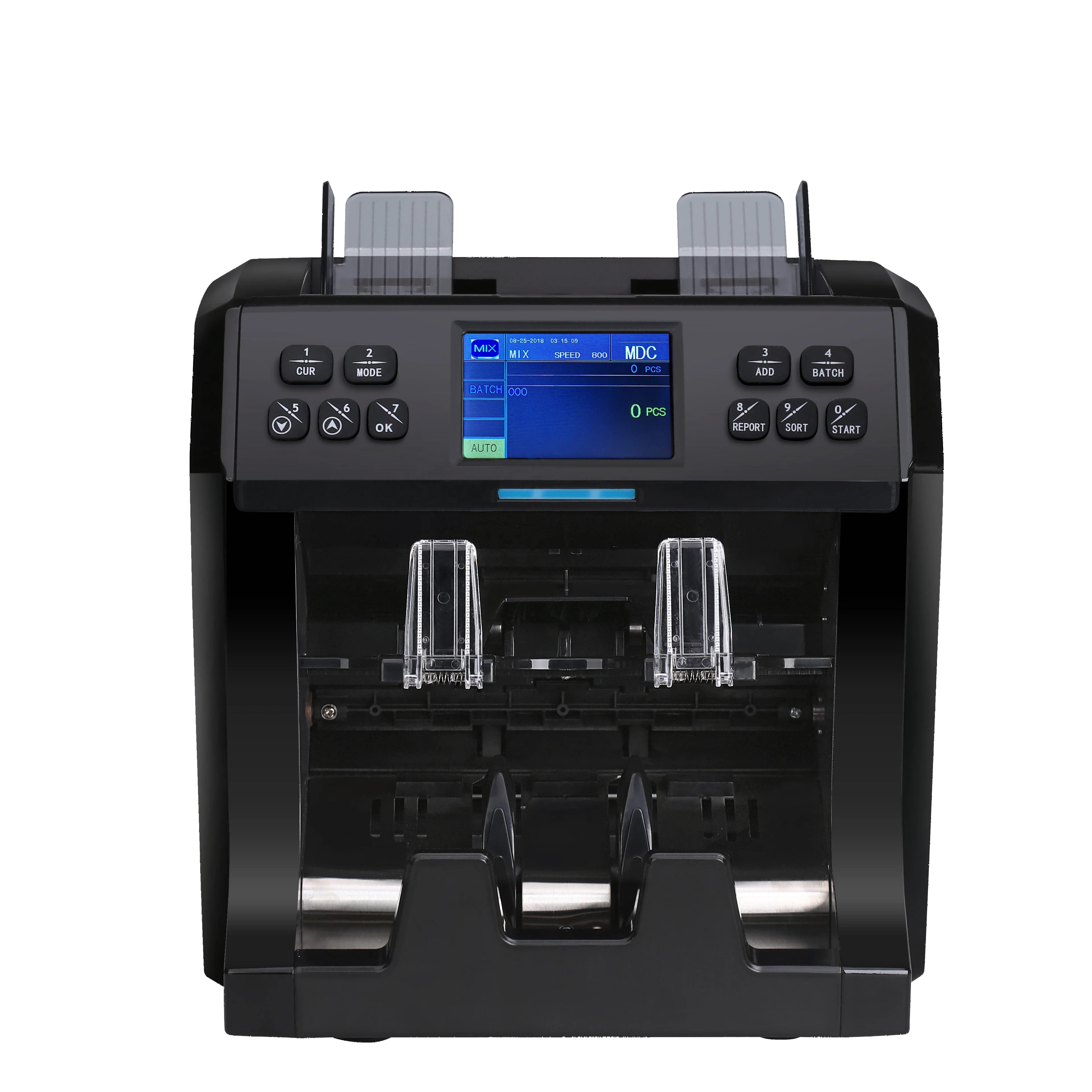 WT-800 CIS Mixed XOF XAF USD MXN GBP EURO CNY Currencies Value Cash Note  Counting Machine