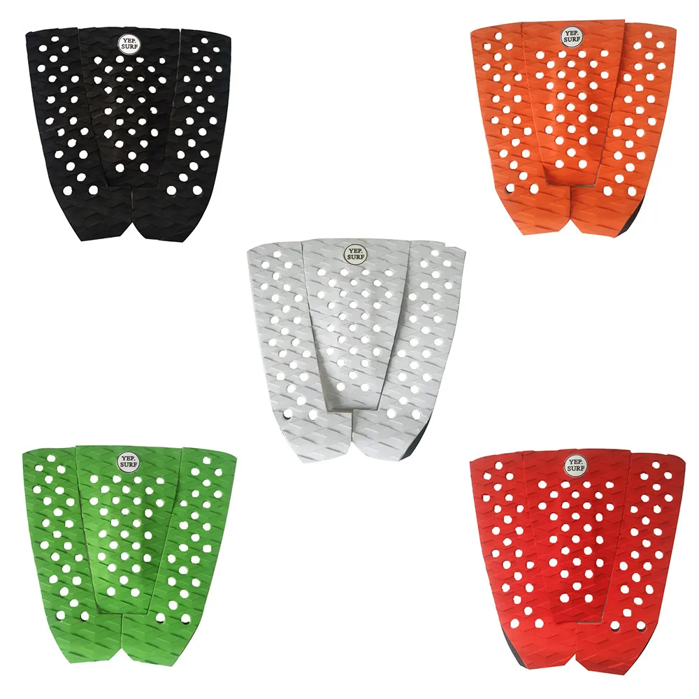 3 Pads De Traction Surf – EVA 33x30x2.5 Cm, Adhésif Costaud, Antidérapant, Pour Planche à Pagaie Et Skimboard