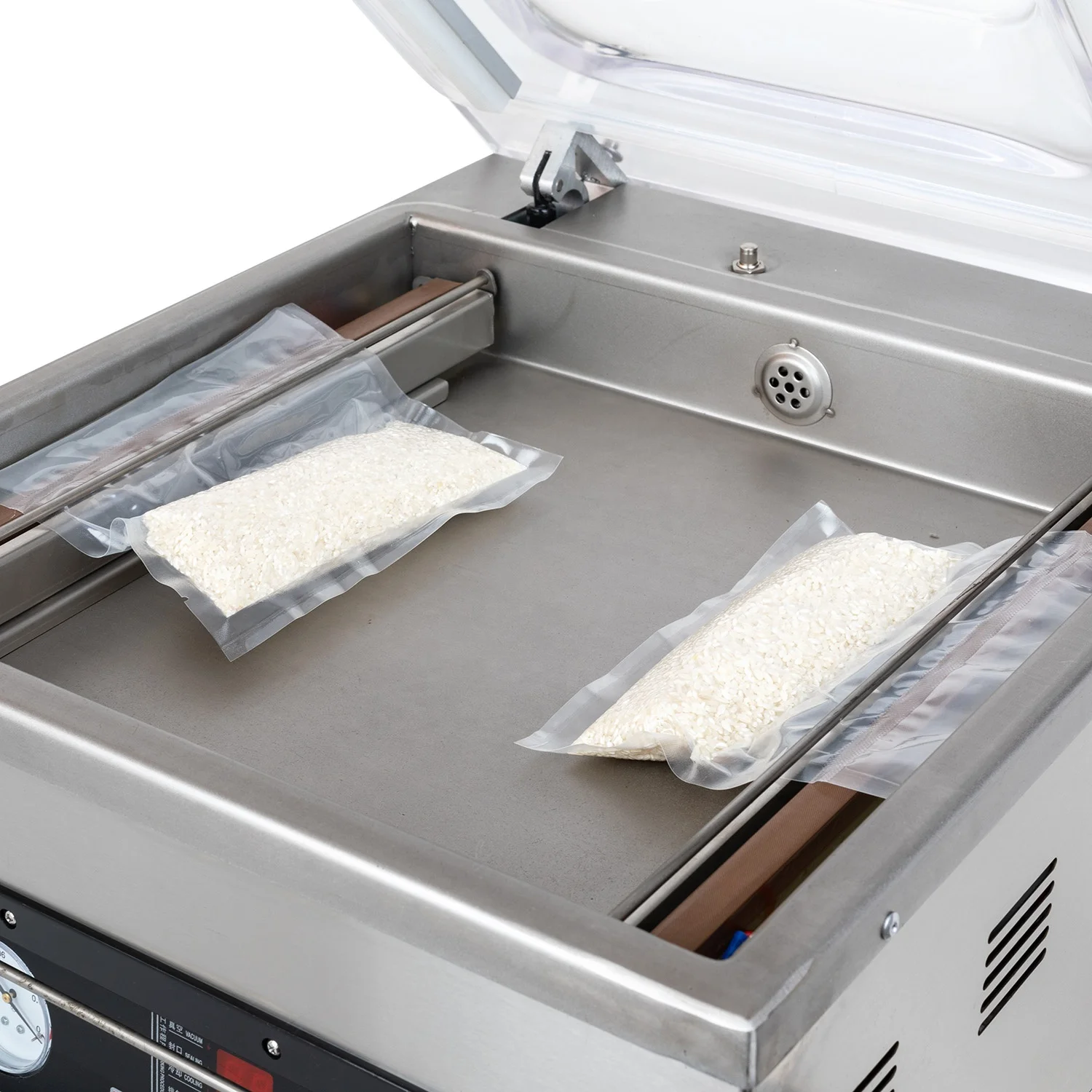 WANHE DZ-400 Table Top Food Vacuum Packaging Machine Single Chamber Vacuum Packing Sealer Meat Desktop Vacuum Packing Machine - Image 4