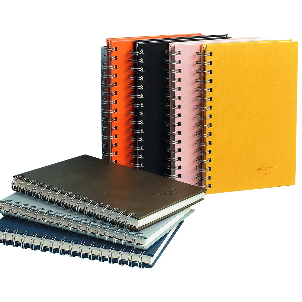 Тетрадь в твердом переплете A5 Толстая спиральная печать недорогая тетрадь для