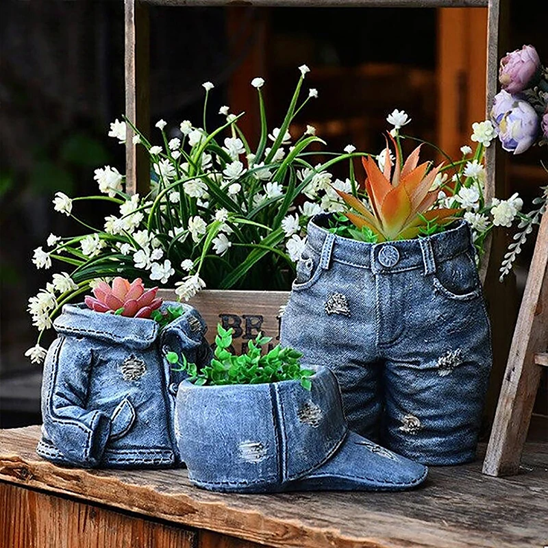 glaze plant pot Wholesale Round Drip-Glazed Planter (Set of 3)