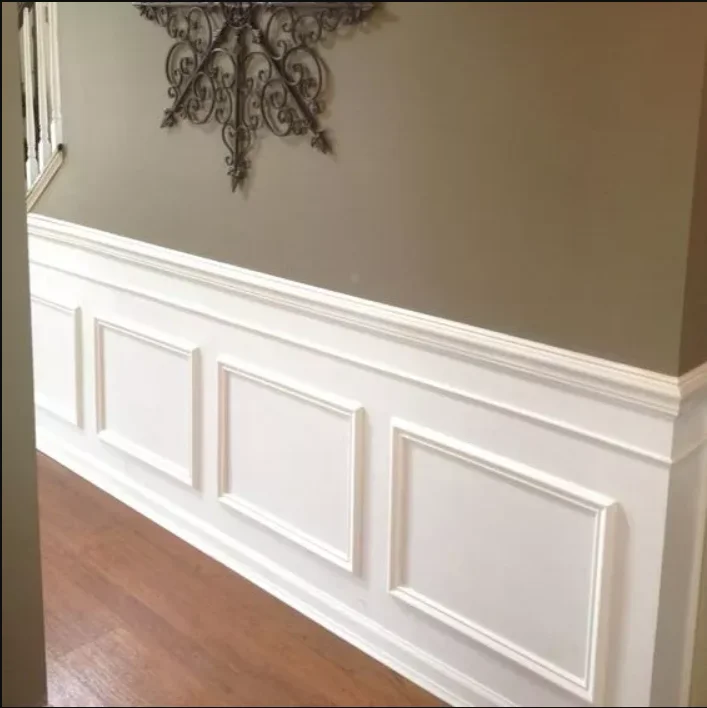 French Style Wainscoting Indoor Decoration Panels Solid Wood Wall ...