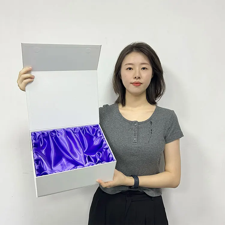 Wholesale Custom Wig Rigid Luxury Gift Lid With Braid Elegant