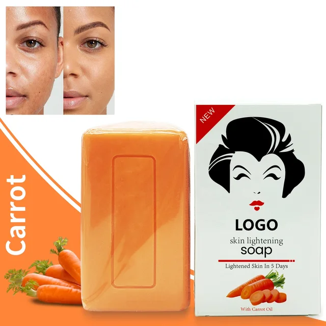 20 Years Professional Soap Factory 250g Anti-Acne Whitening Soap Carrot Brightening Skin Soap Set Skin Care Products