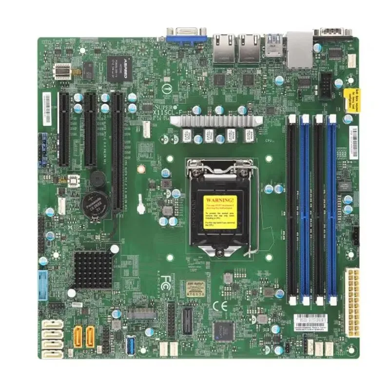 X11SCL-F Server Motherboard for Intel 8th/9th Gen LGA-1151 C242 Chipset ...