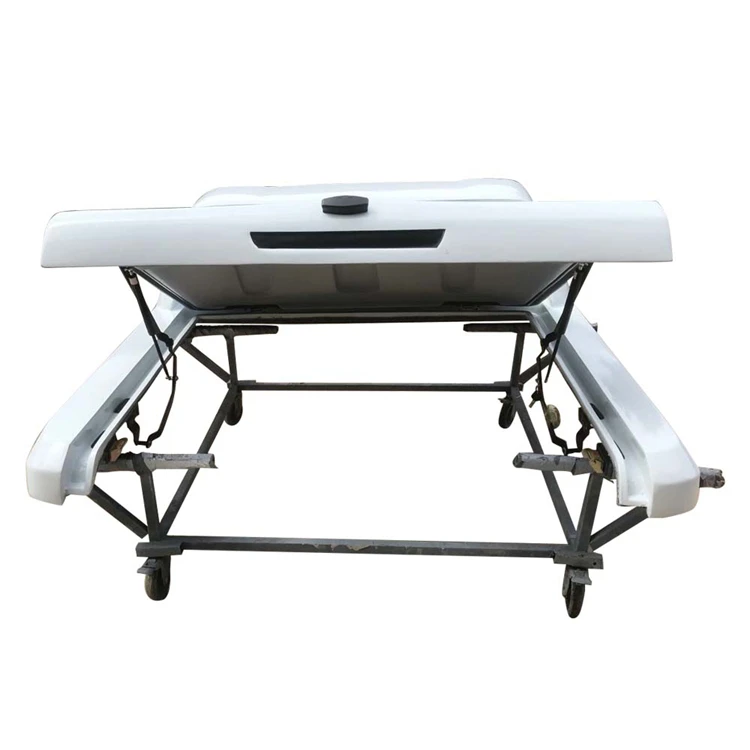 Fiberglass Hard Top Canopy Tonneau Cover Bed Cover Roller Lid For Ford