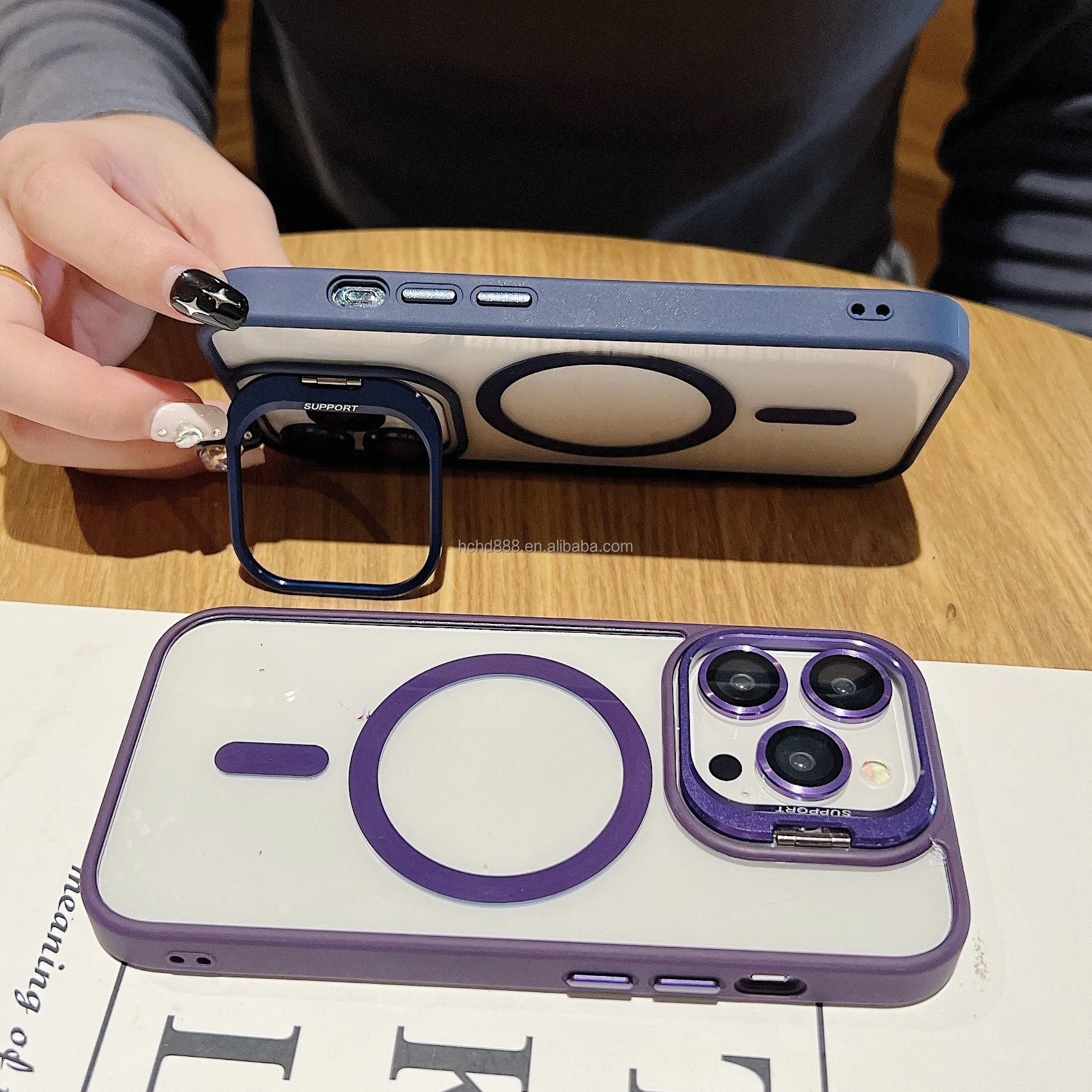 New protection case Iph 15promax Magnetic clear Phone Cover for Iphone14promax Lens Camera Bracket Holder With Protector New protection case Iph 15promax Magnetic clear Phone Cover for Iphone14promax Lens Camera Bracket Holder With Protector 3