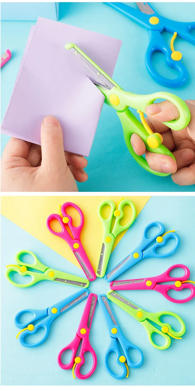 Mixcolor Children Safety Scissors Children Student Special Scissors