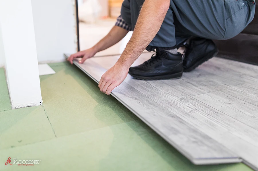 4mm Easy Installation SPC Hybrid Flooring Luxury Rigid SPC Click Vinyl Flooring