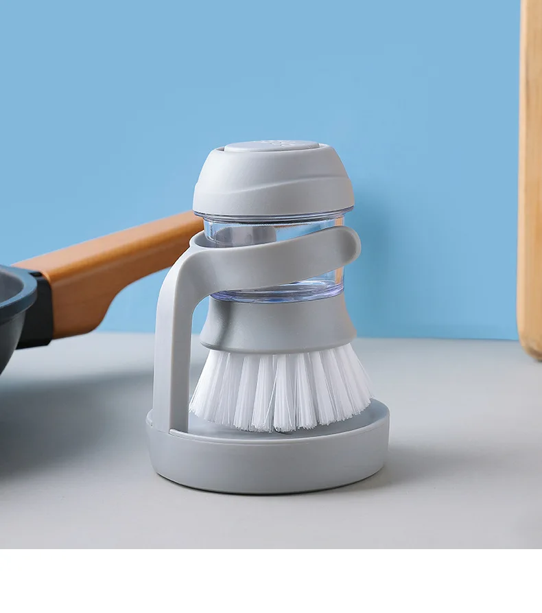 Soap Dispensing Dish Brush,Washing Brush Pot Kitchen Cleaning Brush With  Soap Dispenser - Buy Kitchen Cleaning Brush,Kitchen Cleaning Brush With  Soap