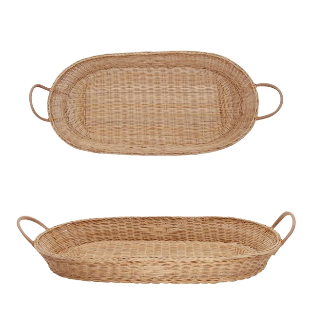 rattan baby basket