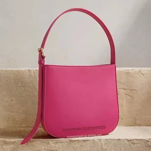 Custom Logo Vegan Leather Fashion Crossbody Shoulder Bag Ladies Handbag Purse for Women